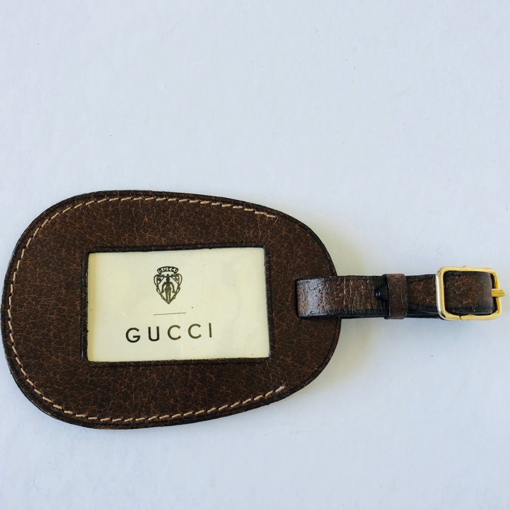 COPY - Gucci luggage tag.